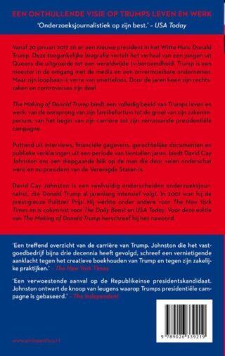 The making of Donald Trump - achterkant