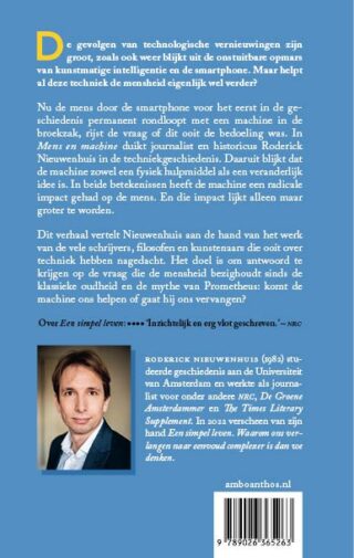 Mens en machine - achterkant