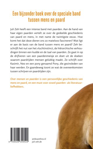 Over mensen en paarden - achterkant