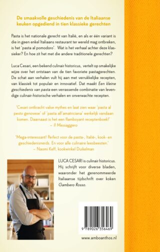 Een kleine geschiedenis van pasta - achterkant