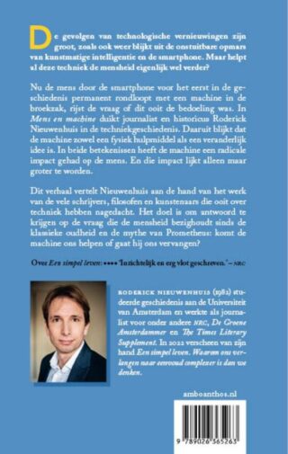 Mens en machine - achterkant