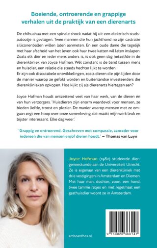 Komt een mens bij de dierenarts - achterkant