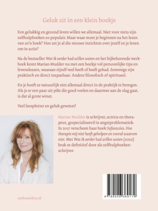 Geluk zit in een klein boekje - achterkant
