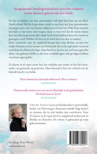Ze danste in de regen - achterkant