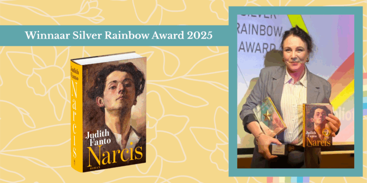 Hoera! Judith Fanto heeft de Silver Rainbow Award 2025 gewonnen met haar prachtige roman 'Narcis'.