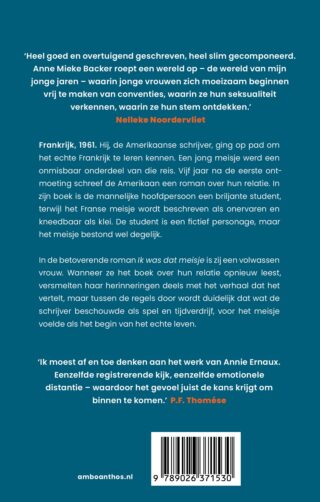 Ik was dat meisje - achterkant