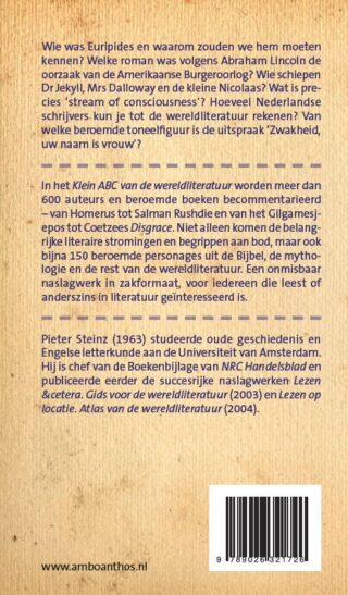 Klein ABC van de wereldliteratuur - achterkant