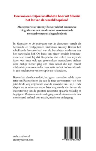 Raspoetin en de ondergang van de Romanovs - achterkant