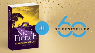 Verkeerde afslag van Nicci French op 1 in de Bestseller 60!