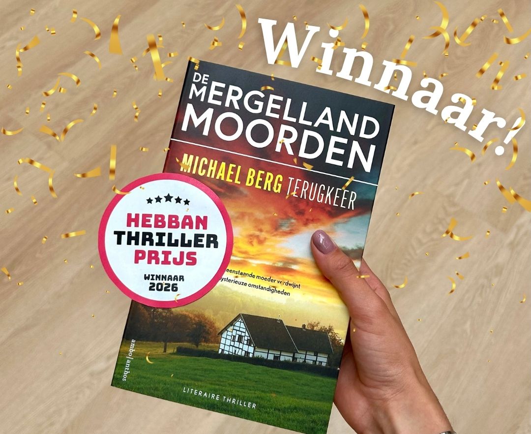Michael Berg wint de Hebban Thrillerprijs 2026 met ‘Terugkeer’