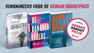 Deze titels zijn genomineerd voor de Hebban Debuutprijs!