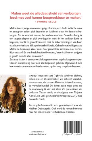 Zachtop lachen - achterkant