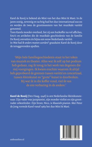 Wat had ik anders moeten worden? - achterkant