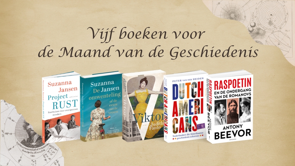 Vijf boeken voor de Maand van de Geschiedenis